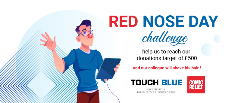 Touch Blue is fundraising for Red Nose Day 2022