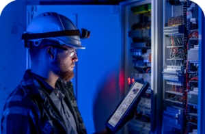 Telecom Engineer om site checking the switches